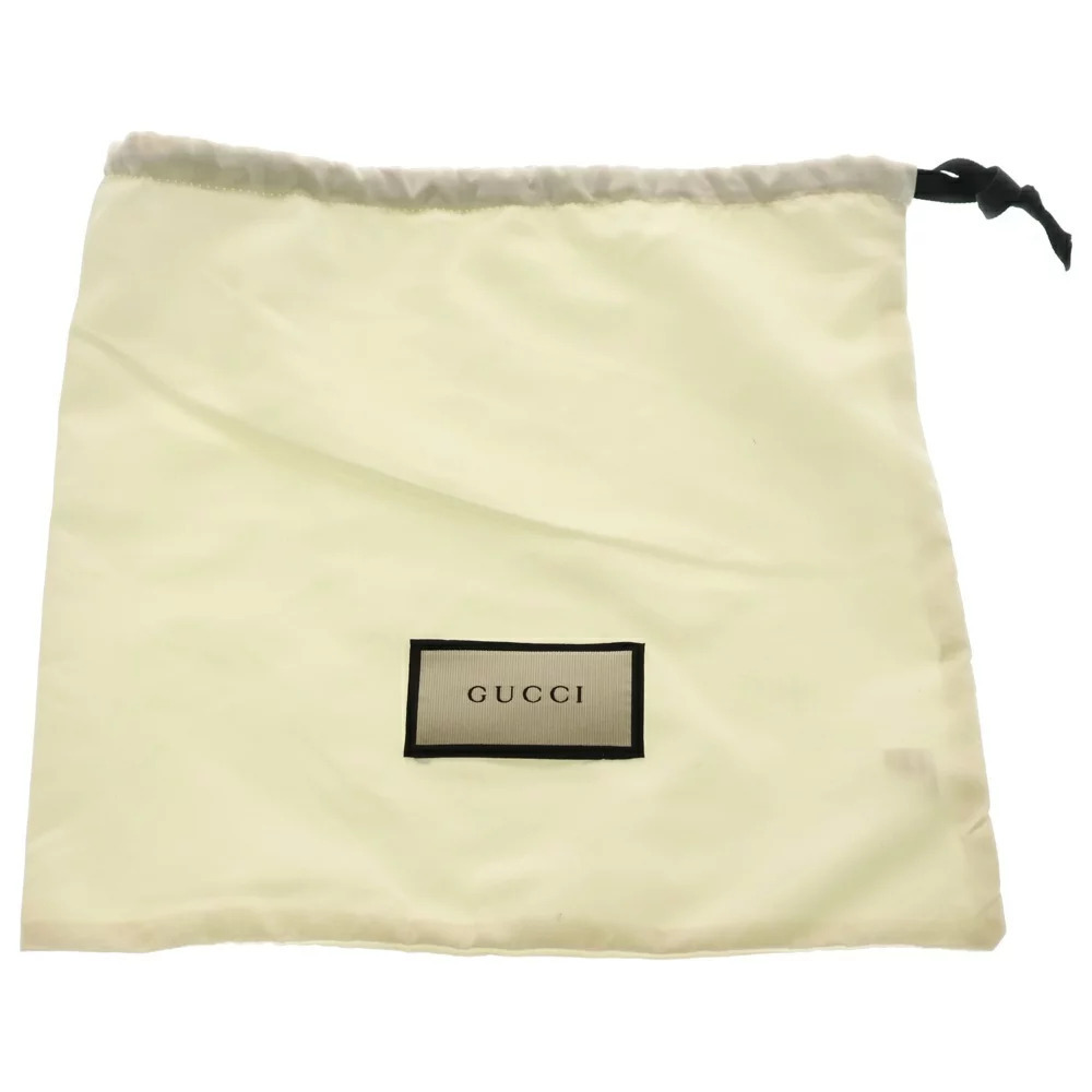 GUCCI Jackie GG Supreme Chain Wallet Shoulder Bag Beige - Picture 6 of 6